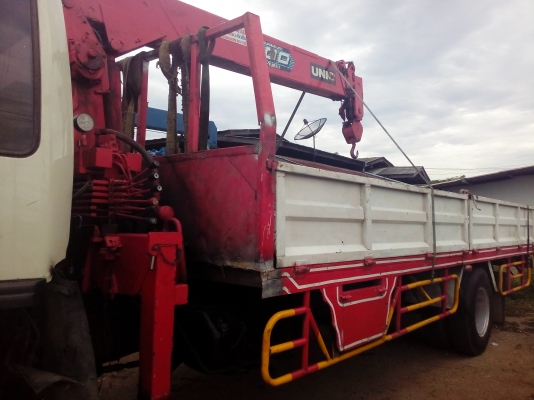 ขายถูก ด่วนๆ รถ6ล้อติดเฮี๊ยบ3.7ตัน 5ท่อน