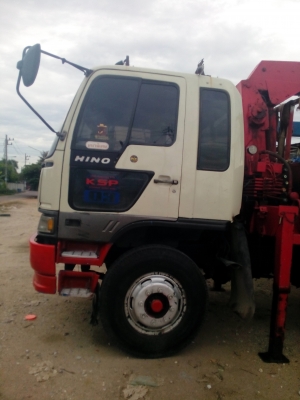 ขายถูก ด่วนๆ รถ6ล้อติดเฮี๊ยบ3.7ตัน 5ท่อน