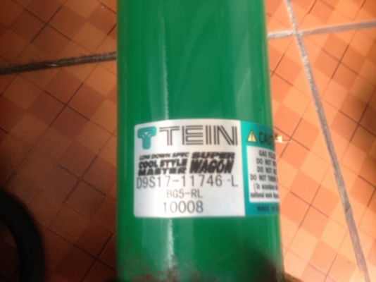 ขายโช้ค Tein  super wagon subasu Legacy BG5 ปรับหนืดได้เก่าญี่ปุ่นสภาพสวย