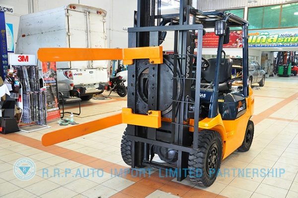 ขายรถโฟล์คลิฟท์มือสอง TOYOTA รุ่น7FD25-22189 ราคา 355,000 บาท นำเข้าจากประเทศญี่ปุ่น 100\% ไม่เคยใช้งานในไทย