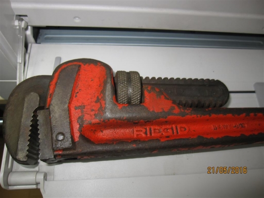 ประแจคอม้าขาเดี่ยว Ridgid Made in USA. ของแท้แน่นอน สภาพดี