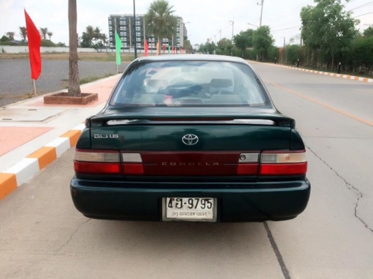 ฝากขาย โตโยต้า Corolla AE101(สามห่วง)สีเขียว รถปี93-94 ตัวท็อป ท้ายทับทิมแดง ฝากขาย โตโยต้า Corolla AE101(สามห่วง)สีเขียว รถปี93-94 ตัวท็อป ท้ายทับทิมแดง