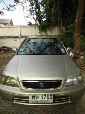 HONDA CITY ท้าย C ปี 1997กระจกไฟฟ้า เกียร์AUTO 1.5CC สีทอง เครื่องดีเกียร์ดี แอร์เย็น รถไม่มีชนหนัก ไม่มีน้ำท่วม  ติดเเก๊ส LPG ถังแคปซูล