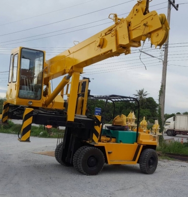 ขายครับรถยก KOMATSU FD50 ยกเครื่องปั่นไฟหนัก 4300 KG ยกป้อมเครนหนัก 4500 KG สบายๆ