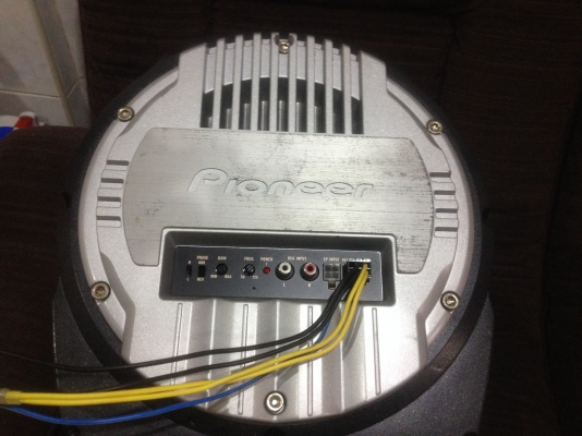 PIONEER TS WX707A 8นิ้วเเบบลูกสูบเเอมในตัว200Wเบสเเน่นๆเก่าญี่ปุ่นสวยๆ