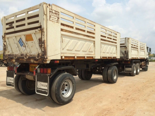 ขายรถพ่วง 18ล้อ  ISUZU  360 ดั๊ม แม่ ลูก