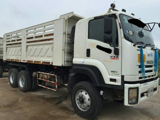 ขายรถพ่วง 18ล้อ  ISUZU  360 ดั๊ม แม่ ลูก