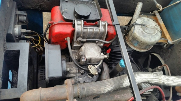 ขาย ปั้มลม/ เครื่องปั้มลม/ ARICOMPRESSOR ขนาดเล็ก MEIJI ดีเชลYANMAR 6.7PS สูบเดียว