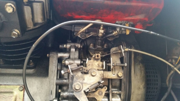 ขาย ปั้มลม/ เครื่องปั้มลม/ ARICOMPRESSOR ขนาดเล็ก MEIJI ดีเชลYANMAR 6.7PS สูบเดียว