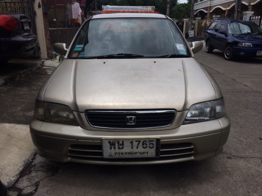HONDA CITY ท้าย C ปี 1997กระจกไฟฟ้า เกียร์AUTO 1.5CC สีทอง เครื่องดีเกียร์ดี แอร์เย็น รถไม่มีชนหนัก ไม่มีน้ำท่วม  ติดเเก๊ส LPG ถังแคปซูล