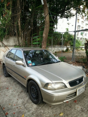 HONDA CITY ท้าย C ปี 1997กระจกไฟฟ้า เกียร์AUTO 1.5CC สีทอง เครื่องดีเกียร์ดี แอร์เย็น รถไม่มีชนหนัก ไม่มีน้ำท่วม  ติดเเก๊ส LPG ถังแคปซูล