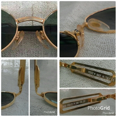 แว่นตาผู้พิทักษ์สันติราษฎร์  ตัวจริง!  Vintage POLICE  handmade in Italy