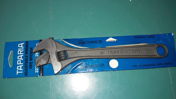 ขายประแจเลื่อนทาปาเรียขนาด10" รุ่นสลับปากได้งานเก่าTAPARIA Made in India.