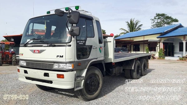 ขายด่วน รถบรรทุก 10 ล้อ HINO FM3M  240 แรง /2 เพลา พื้นเรียบ สภาพสวยเดิม พร้อมใช้งาน