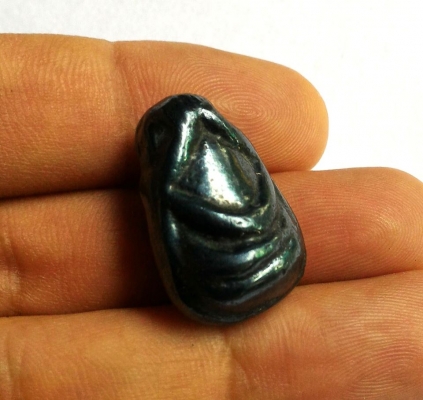 พระปิดตาเนื้อเมฆพัตร หลวงพ่อทา วัดเพนียงแตก หนักมากๆ ด้านหลังก้นสลักรูปดอกบัวตูม สวยจริงๆ