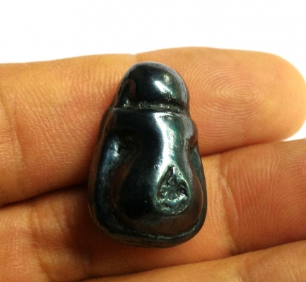 พระปิดตาเนื้อเมฆพัตร หลวงพ่อทา วัดเพนียงแตก หนักมากๆ ด้านหลังก้นสลักรูปดอกบัวตูม สวยจริงๆ