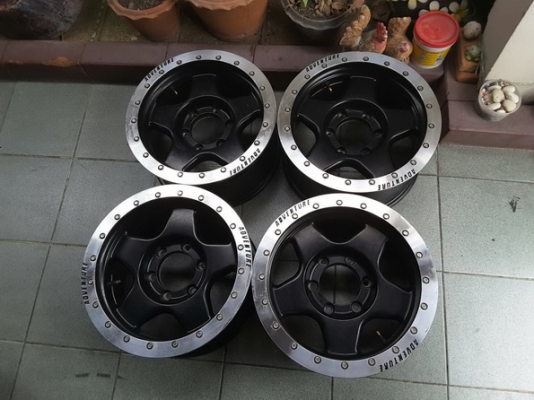 Max ลายแบรดเลย์  ขอบ 16*8 ET0 สภาพสวยๆ 1ชุด