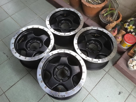 Max ลายแบรดเลย์  ขอบ 16*8 ET0 สภาพสวยๆ 1ชุด