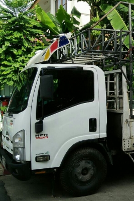 หกล้อ อีซูชุ NPR150ปี52 ยาว 5ม สภาพดีสวยพร้อมใช้งาน ทะเบียนพร้อมโอน