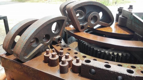 **ขอบคุณผู้ซื้อ&amp;พี่เสือครับ**เครื่องดัดเหล็กเส้น/ข้ออ้อย TAKEDA MACHINE JAPAN ดัด 25-52 mm.โครงสร้างหนาแข็งแรงตัวใหญ่มาเทสก่อนได้