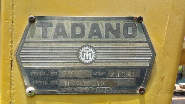 ขายรถเครน 10 ล้อ ยี้ห้อทาดาโน้ 20 ตัน M 1 พร้อมใช้ ราคาย้อมๆ สนใจรีบโทรจองด่วน