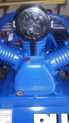ขายปั๊มลมPUMA ขนาด5HP มอเตอร์ไฟบ้าน220V Mitsubishi