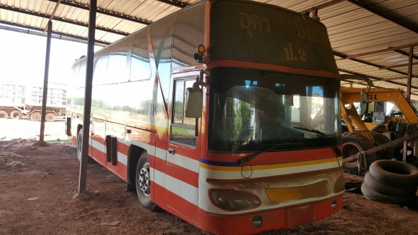 ขาย รถบัส ปรับอากาศ ยาว 10 เมตร คัสซี HINO RK176K เครื่อง DAEWOO 340 แรงม้า ติดแก๊ส NGV 8 ถัง รถใช้งานได้ปกติ เอกสารเล่มทะเบียนครบ