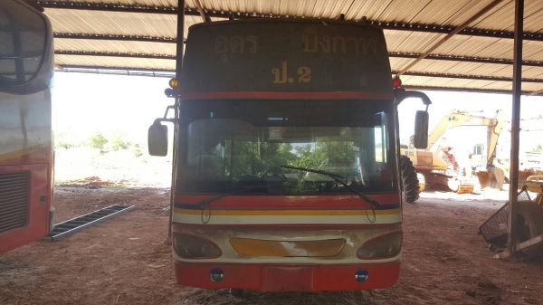 ขาย รถบัส ปรับอากาศ ยาว 10 เมตร คัสซี HINO RK176K เครื่อง DAEWOO 340 แรงม้า ติดแก๊ส NGV 8 ถัง รถใช้งานได้ปกติ เอกสารเล่มทะเบียนครบ