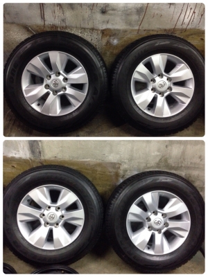 แม็กป้ายแดง โตโยต้า เรโว่ พร้อมยาง 265-65-17 ปี 15