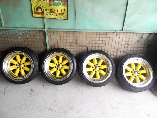 แม็กกล้วย 16 กว้าง 8 ออฟ 0 พร้อมยางดันลอปดอกล้นๆ