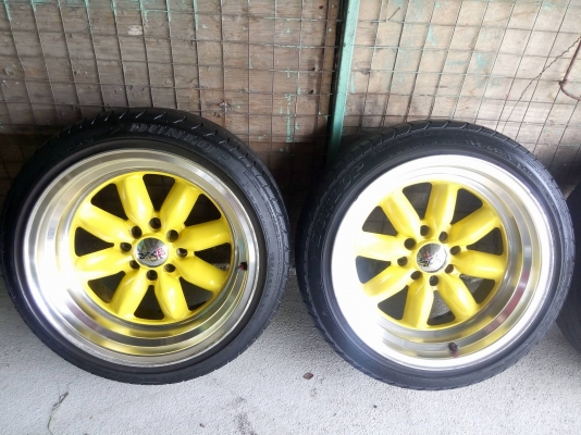 แม็กกล้วย 16 กว้าง 8 ออฟ 0 พร้อมยางดันลอปดอกล้นๆ