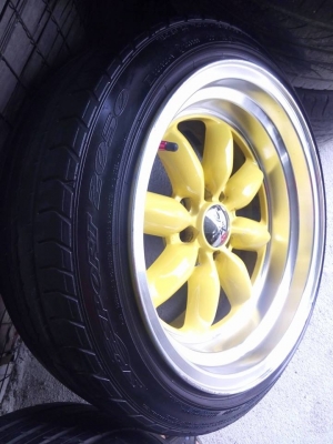 แม็กกล้วย 16 กว้าง 8 ออฟ 0 พร้อมยางดันลอปดอกล้นๆ