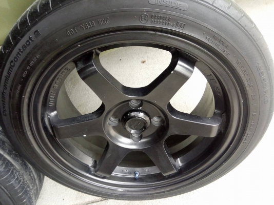 TE37 ขอบ16 กว้าง 7 พร้อมยาง 6900 บาท TE37 ขอบ16 กว้าง 7 พร้อมยาง 6900 บาท