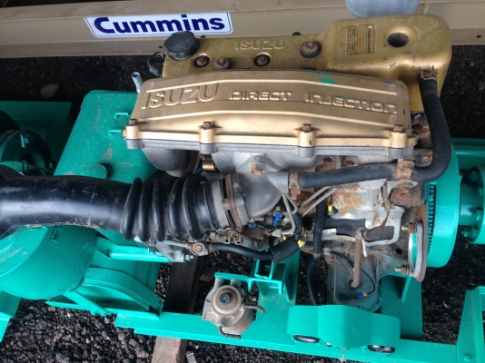 ปั๊มน้ำ เครื่องอีซูซู มังกร 4JB / ปั๊ม 4 นิ้ว 2 สเตจ 2 ใบพัด(ปั๊มใหม่)