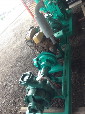 ปั๊มน้ำ เครื่องอีซูซู มังกร 4JB / ปั๊ม 4 นิ้ว 2 สเตจ 2 ใบพัด(ปั๊มใหม่)