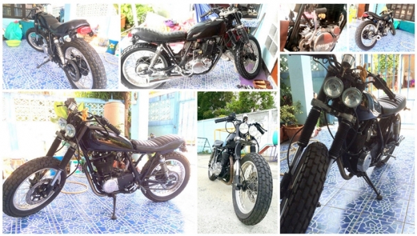 ขาย YAMAHA Sr400 ใช้งานปกติ เครื่องแห้งๆ ไม่มีเยิ้ม ขาย  38,000 บาท