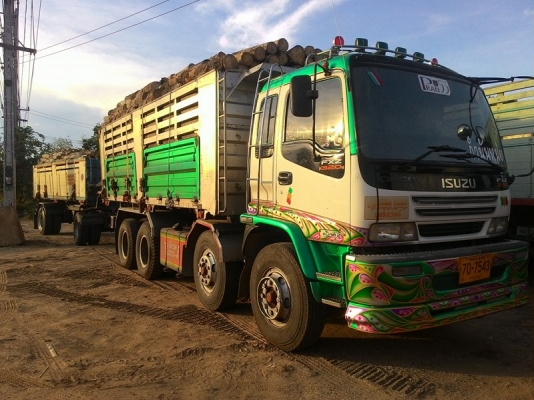 ขายหรือแลกรถขุด  ดาวน์พ่วงแม่ลูก ISUZU DECA 270Euro 2 650,000 พร้อมงานวิ่ง