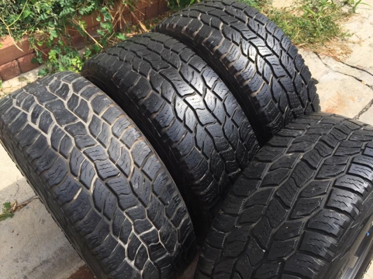 ขายล้อTE37 suv 17x9 off 0 พร้อมยางCooper AT3 USA. 265/65/17