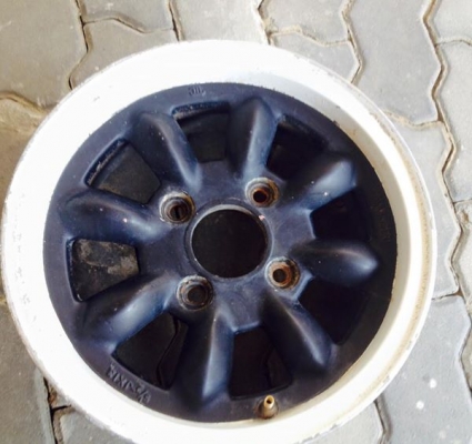 ล้อกล้วยขอบ 13 4/114 เอนไก ออฟ15 กว้าง5นิ้วครึ่ง ราคา3000฿ ติดต่อ 094-481-2229 ล้อกล้วยขอบ 13 4/114 เอนไก ออฟ15 กว้าง5นิ้วครึ่ง ราคา3000฿ ติดต่อ 094-481-2229