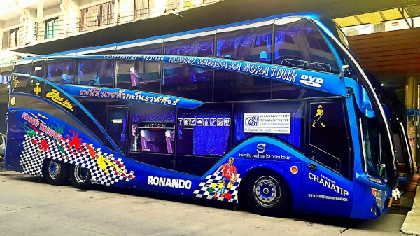 รถทัวร์ 2 ชั้น ยี่ห้อ VOLVO 125 แรงม้า