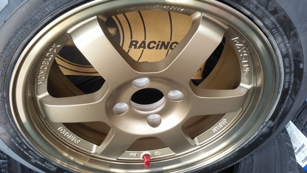 ขายล้อใหม่TE37+ยาง\% ขอบ15 4รู100 กว้าง7 ET35  4 ล้อ