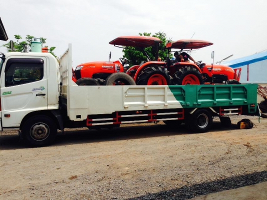 คูโบต้า L4708 4 WD พร้อมใบมีดตราช้าง 608 ชั่วโมง..สีเดิมๆจากโรงงาน