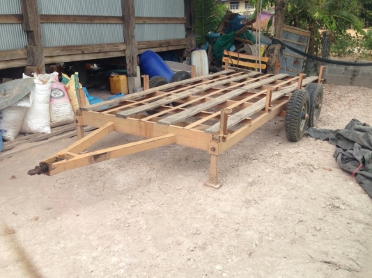 ขายเทเลอร์ ล้อบรรทุก งานสร้างเองเหล็กหนาๆ ขนอ้อย 5-6 ตัน สบายๆ 55000 บาท ต่อรองได้คับ