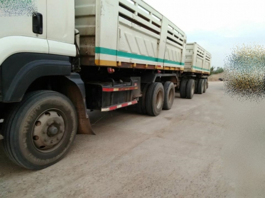 ขายรถสิบล้อ ISUZU DECA FXZ360แรง ปี54 พ่วงแม่ลูกดั้มสามมิตร