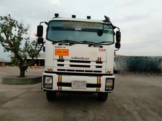 ขายรถสิบล้อ ISUZU DECA FXZ360แรง ปี54 พ่วงแม่ลูกดั้มสามมิตร