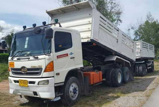 มี 4พ่วง สิบล้อ ฮีโน่ 320ปี49แม่ลูก 2เพา ดั้มสามมิตแท้ สภาพดีสวยเดิมๆไม่มีล้ม เล่มทะเบียนพร้อมโอน