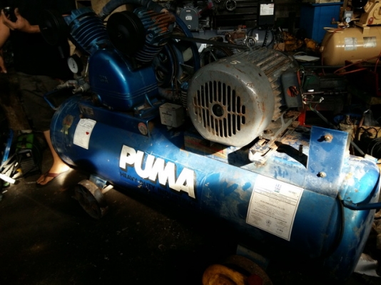 ปั๊มลมพูม่า PUMA รุ่น PP-275 (7.5 แรงม้า) มือสอง