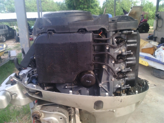 เครื่องฮอนด้า 45แรง 4จังหวะ ไม่ทริม เดิมญี่ปุ่น สภาพพร้อมใช้งาน