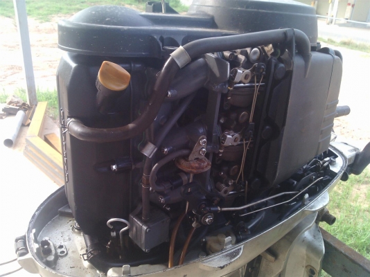 เครื่องฮอนด้า 45แรง 4จังหวะ ไม่ทริม เดิมญี่ปุ่น สภาพพร้อมใช้งาน