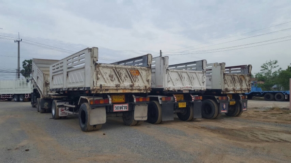 ขาย HINO MEGA 320 แรงม้า แม่ลูกดั้มสามมิตร ปี 48